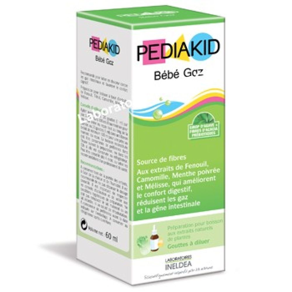 PediaKid Bebé-Gas jarabe para cólicos 60 ml